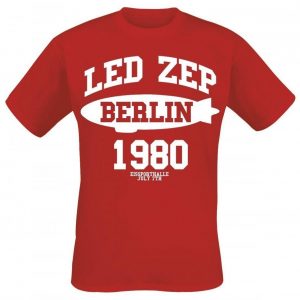 Led Zeppelin Berlin 1980 T-paita