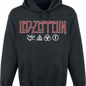 Led Zeppelin Logo & Symbols Huppari