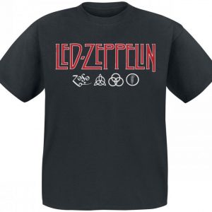 Led Zeppelin Logo & Symbols T-paita