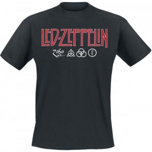 Led Zeppelin Logo & Symbols T-paita