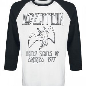 Led Zeppelin Usa 1977 Pitkähihainen Paita