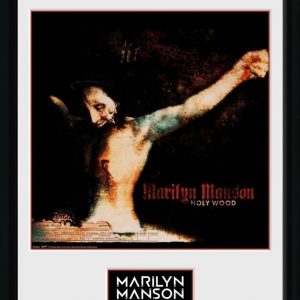 Marilyn Manson Holy Wood Kehystetty Kuva Muovia