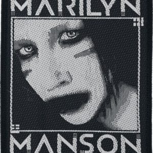 Marilyn Manson Villain Kangasmerkki Musta