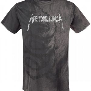 Metallica Black Album Spray T-paita
