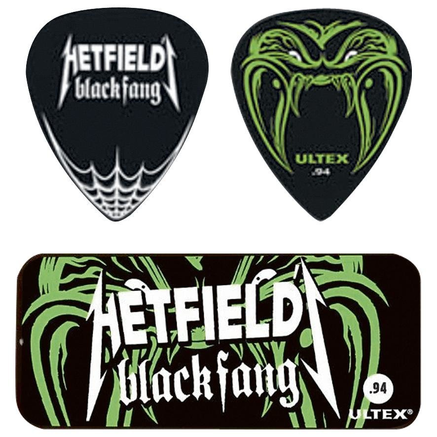 Metallica Dunlop Hetfield Black Fang Pick Tin Plektrasetti