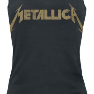 Metallica Hetfield Iron Cross Guitar Naisten Toppi