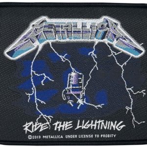 Metallica Ride The Lightning Kangasmerkki 100% Polyesteria