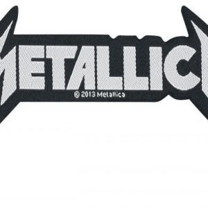 Metallica Shaped Logo Kangasmerkki 100% Polyesteria