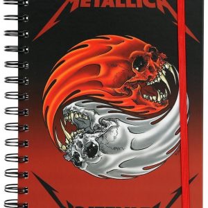 Metallica Yin Yang Skulls Muistivihko Paperia