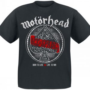 Motörhead Ace Of Spades Red Banner T-paita