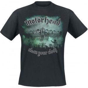 Motörhead Clean Your Clock Green T-paita