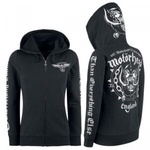 Motörhead England Naisten Vetoketjuhuppari