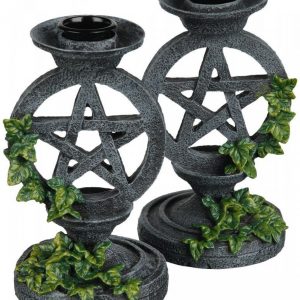 Nemesis Now Aged Pentagram Candlesticks Kynttilänpidike