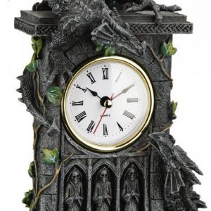 Nemesis Now Duelling Dragons Clock Kello