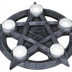 Nemesis Now Pentagram Tealights Tuikkupidike