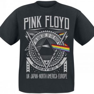 Pink Floyd Dark Side Of The Moon Tour 1972 T-paita