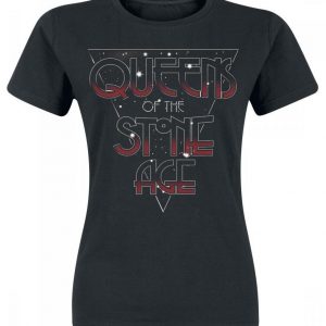 Queens Of The Stone Age Space Logo Naisten T-paita