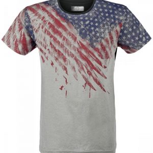 R.E.D. By Emp Us Flag Shirt T-paita