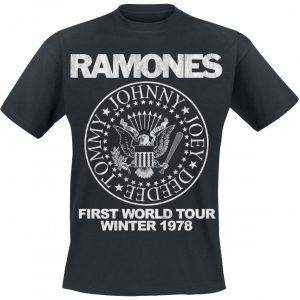 Ramones First World Tour Winter 1978 T-paita