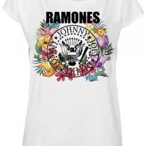 Ramones Floral Circle Seal Naisten T-paita
