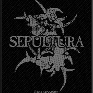 Sepultura Logo Kangasmerkki 100% Polyesteria