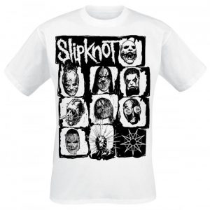 Slipknot Masks T-paita