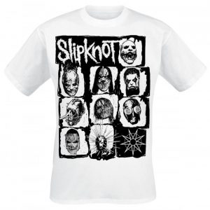 Slipknot Masks T-paita