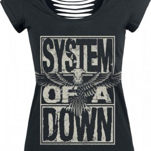 System Of A Down Stacked Eagle T-paita