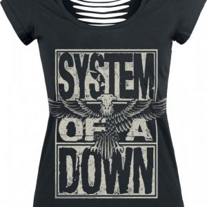 System Of A Down Stacked Eagle T-paita