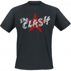 The Clash Red Star Logo T-paita